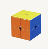 2x2 speedcube with smooth turning and bright colours